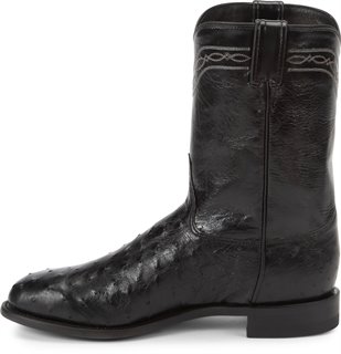 justin boots for men black